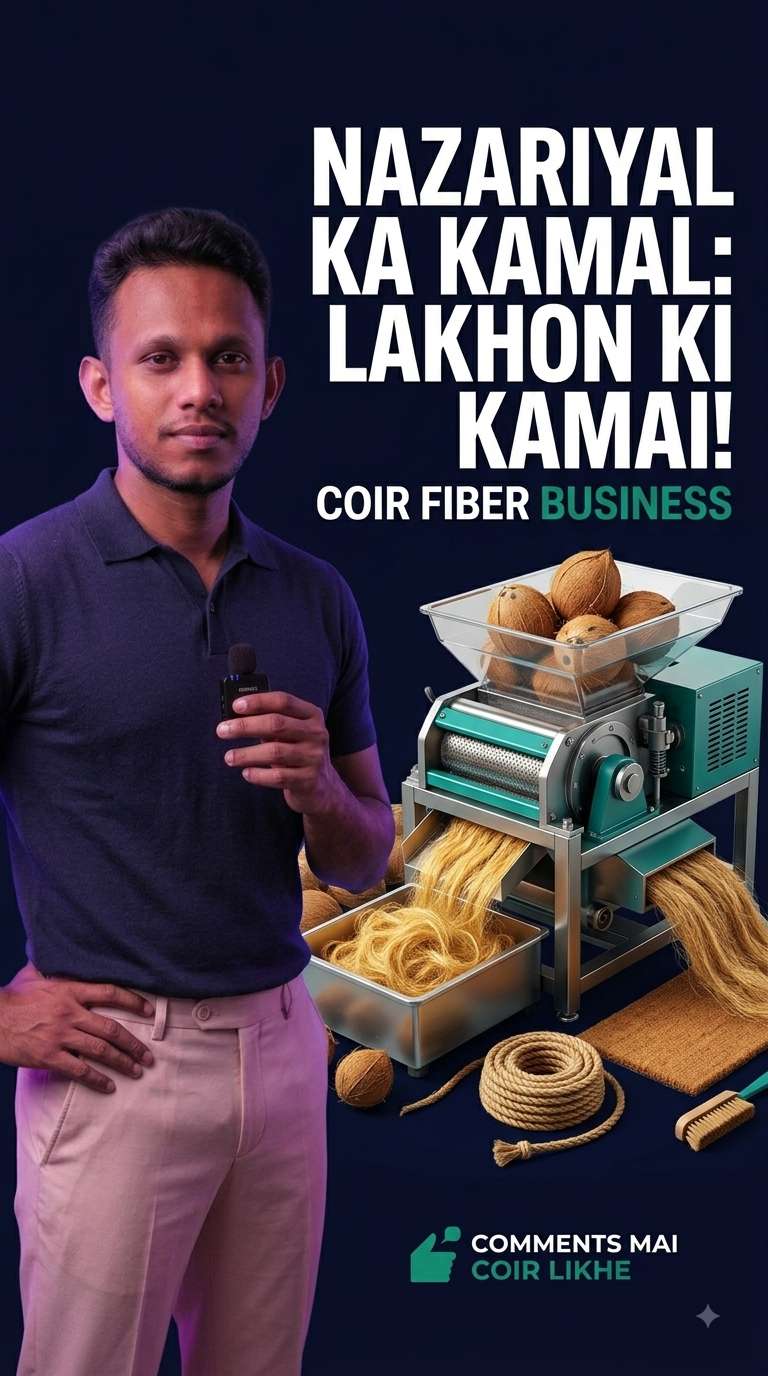 Coir Fibre Making Business business blueprint preview