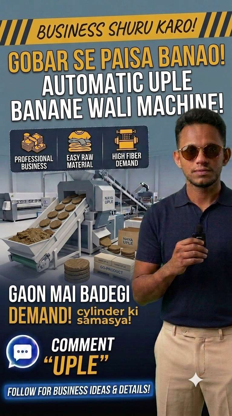 Cow Dung Cake Making Business business blueprint preview