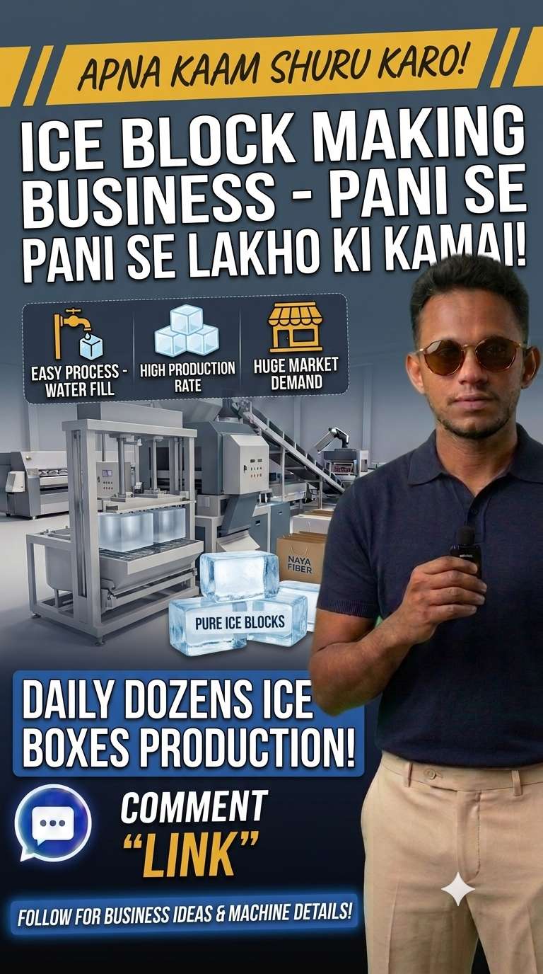 Ice Block Making Business business blueprint preview